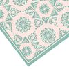 Set 2 Alfombra Davanti Hindú Turquesa 45 x120 Hindú Turquesa