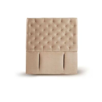 Respaldo Latam Home 1,5 Plazas Brescia Tela Velvet Beige