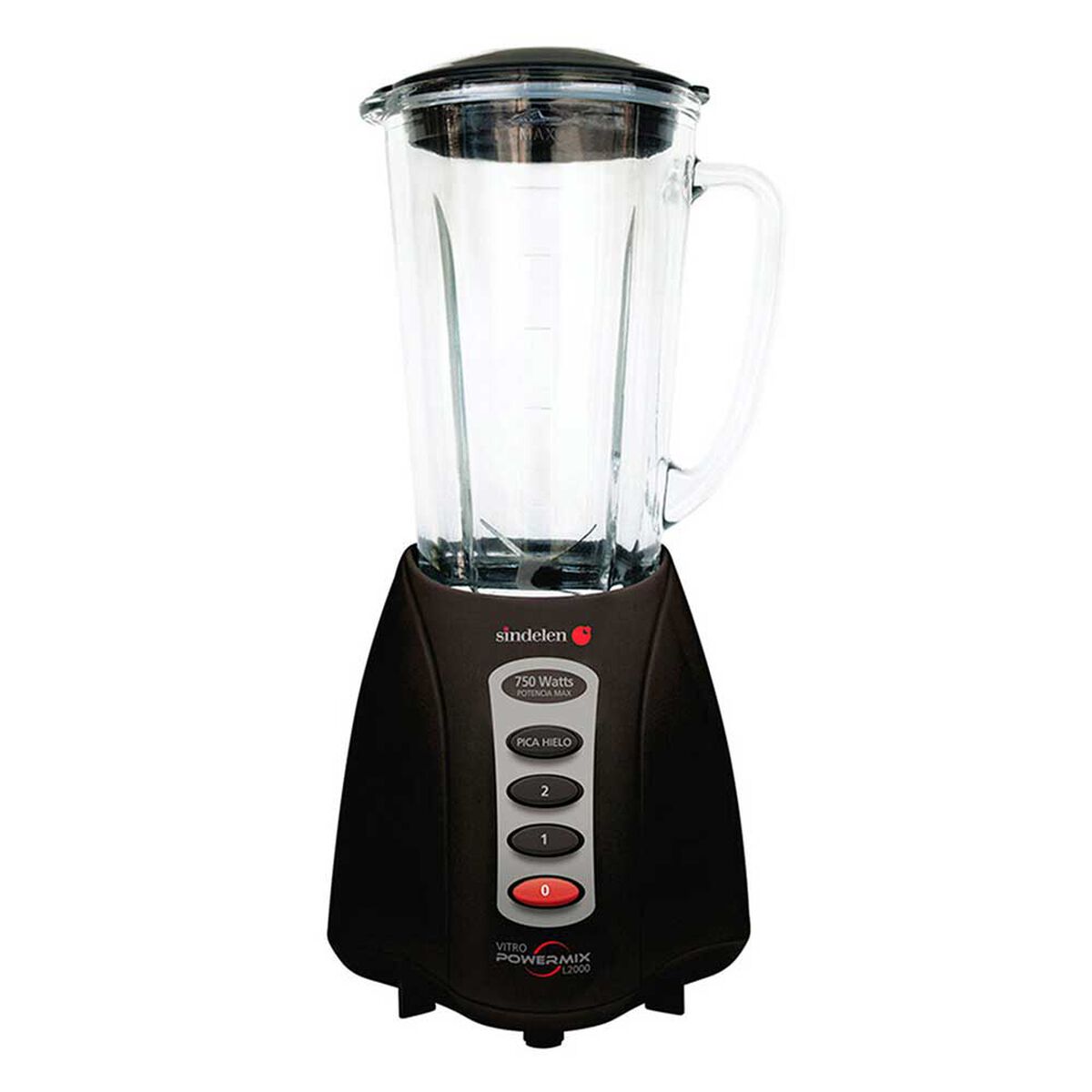 Combo Licuadora Sindelen L-2000VNG 1,7 lt. + Set de Copas Cristar Versalles