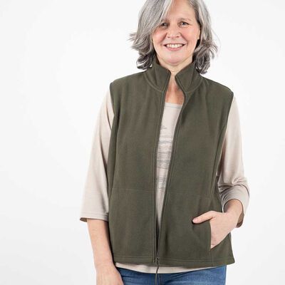 Polerón Sin Mangas Mujer Portman Club Oliva, Taupe