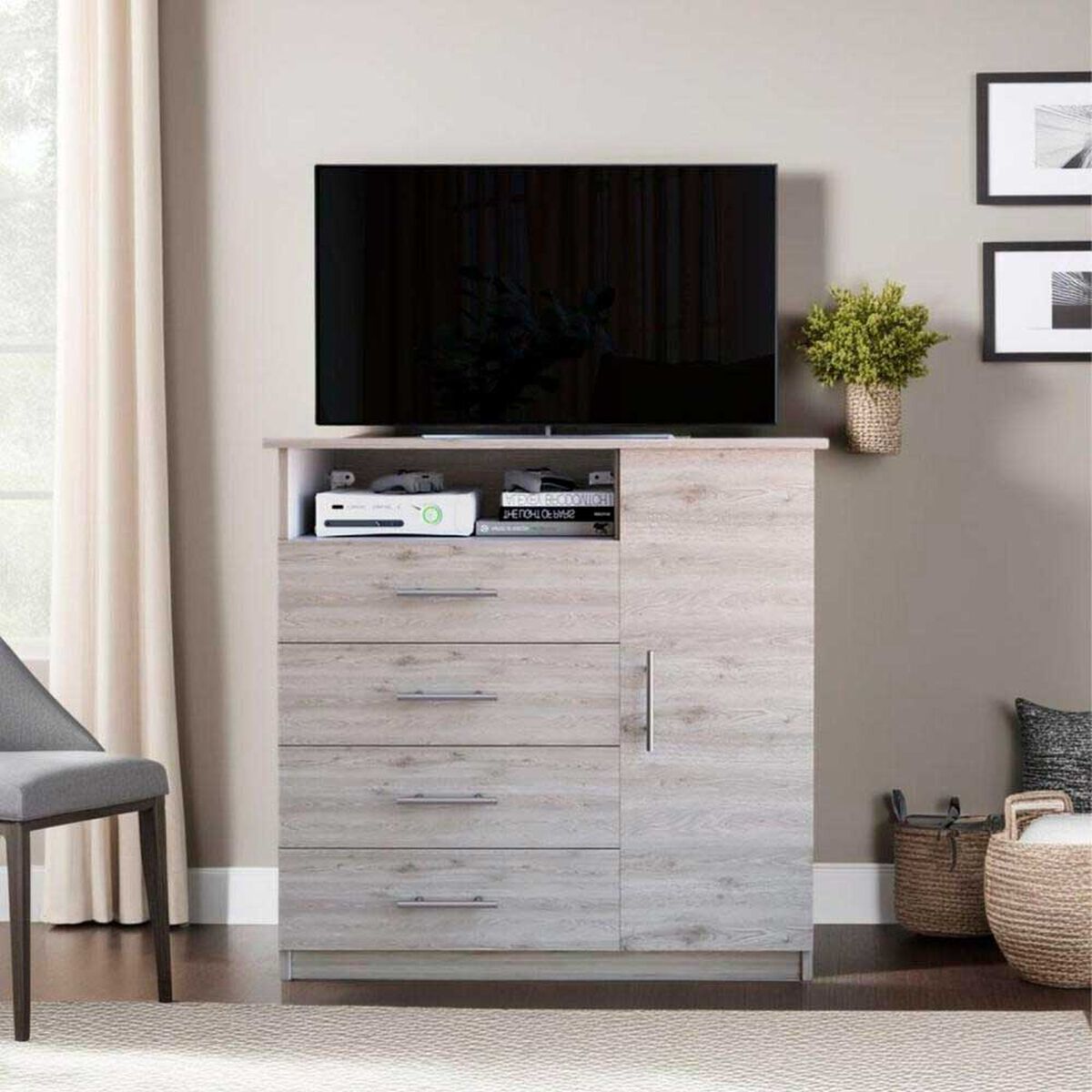 C&oacute;moda TuHome Per&uacute; 4 Cajones Bardolino