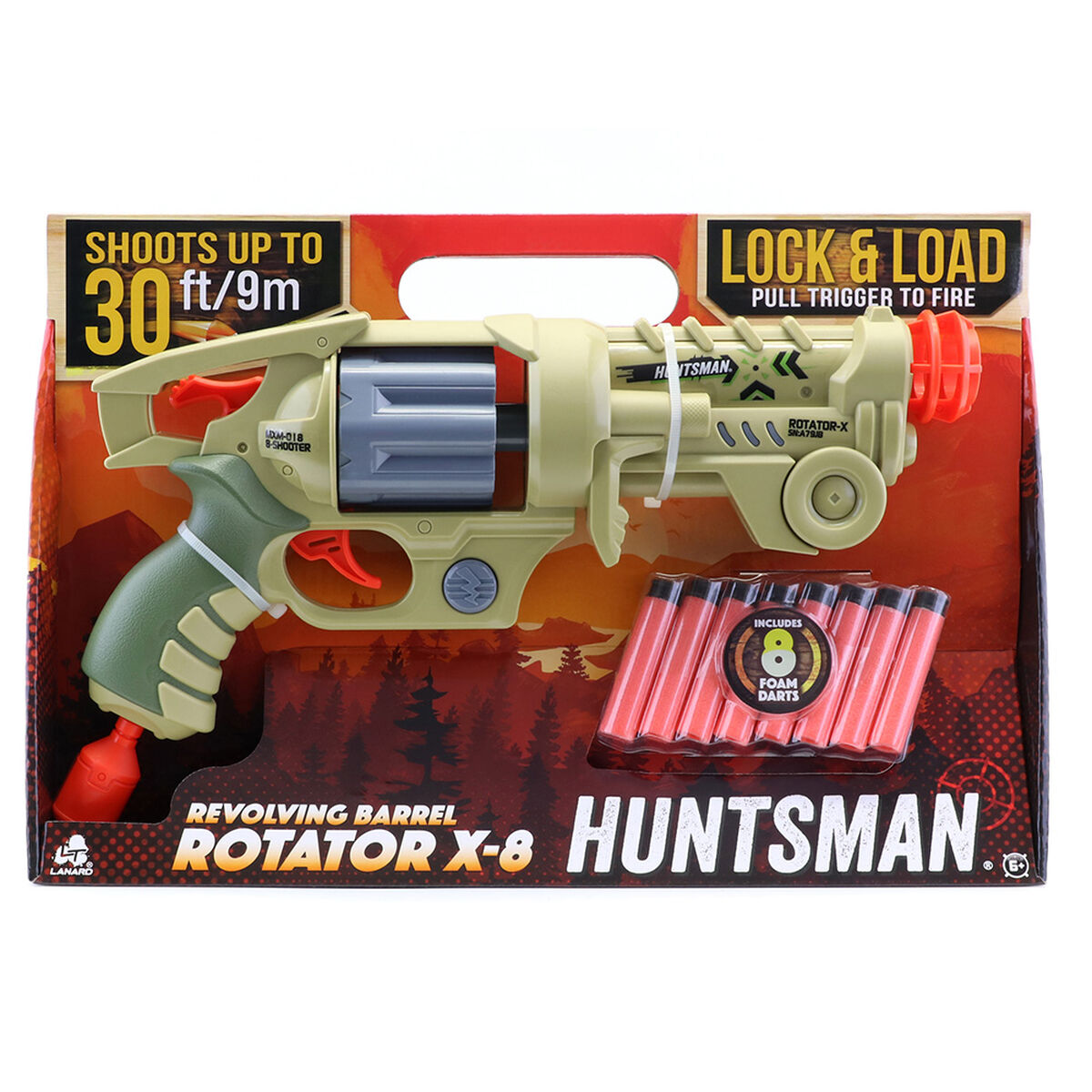 Lanzador Pistola de Dardos Rotator X-8 - Huntsman Lanard