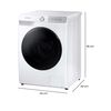 Lavadora Secadora Samsung WD12T704DBH/ZS 12,5/7 kg