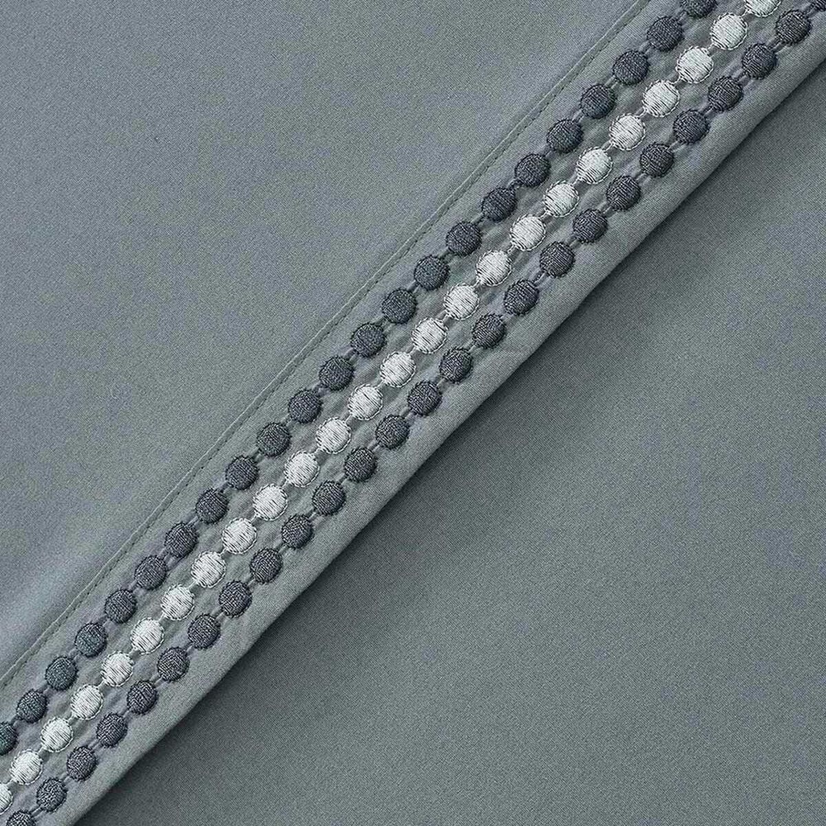 Juego de S&aacute;banas Illusions King Bordada Gris