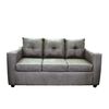 Juego de Living Koliat Toronto Sofá 3 Cuerpos + Dos Sillones 1 Cuerpo Gris