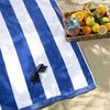 Toalla de Playa Bicolor Reversible Casanova Stripes Blue 86 x 160 cm