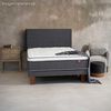 Cama Europea Celta Base Dividida King Everest + Respaldo Everest