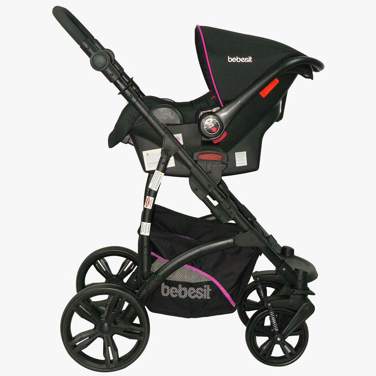 Coche Travel System Explorer Rosado Bebesit