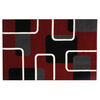 Bajada de Cama Idetex Carved Rojo 80 x 120 cm