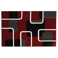 Bajada de Cama Idetex Carved Rojo 80 x 120 cm