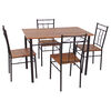 Juego Comedor Villarrica 4 Sillas Roble