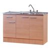 Mueble de Cocina Mobikit Kit 120 Izquierdo Beige 1 Cajones 3 Puertas