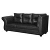 Sofá Seccional Diseño A&M Home Emma Derecho 5 Cuerpos Negro