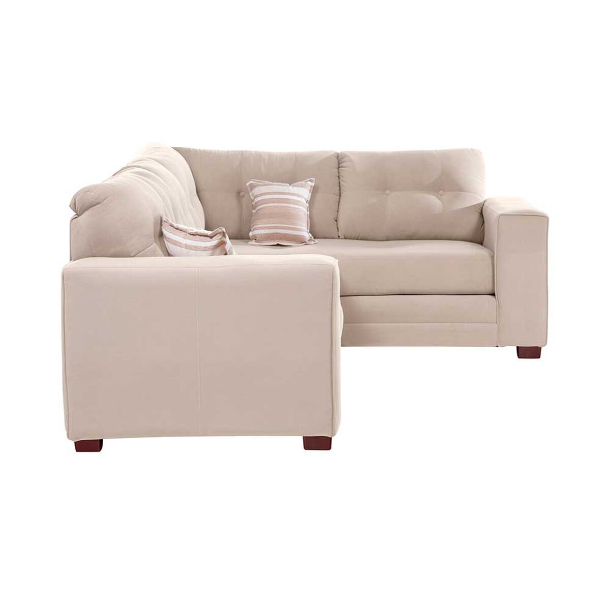Sof&aacute; Seccional Derecho Living Factory Dubai 5 Cuerpos Beige