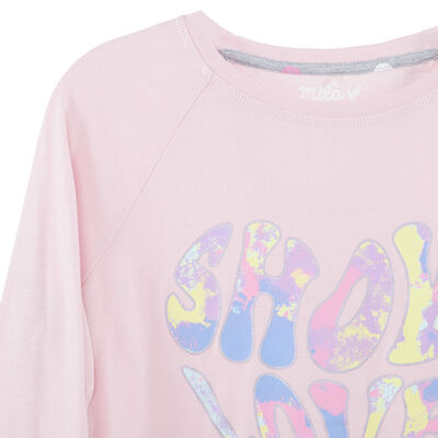 Imagen 2 del producto Pijama Manga Larga de Algodón Niña Mila Lila