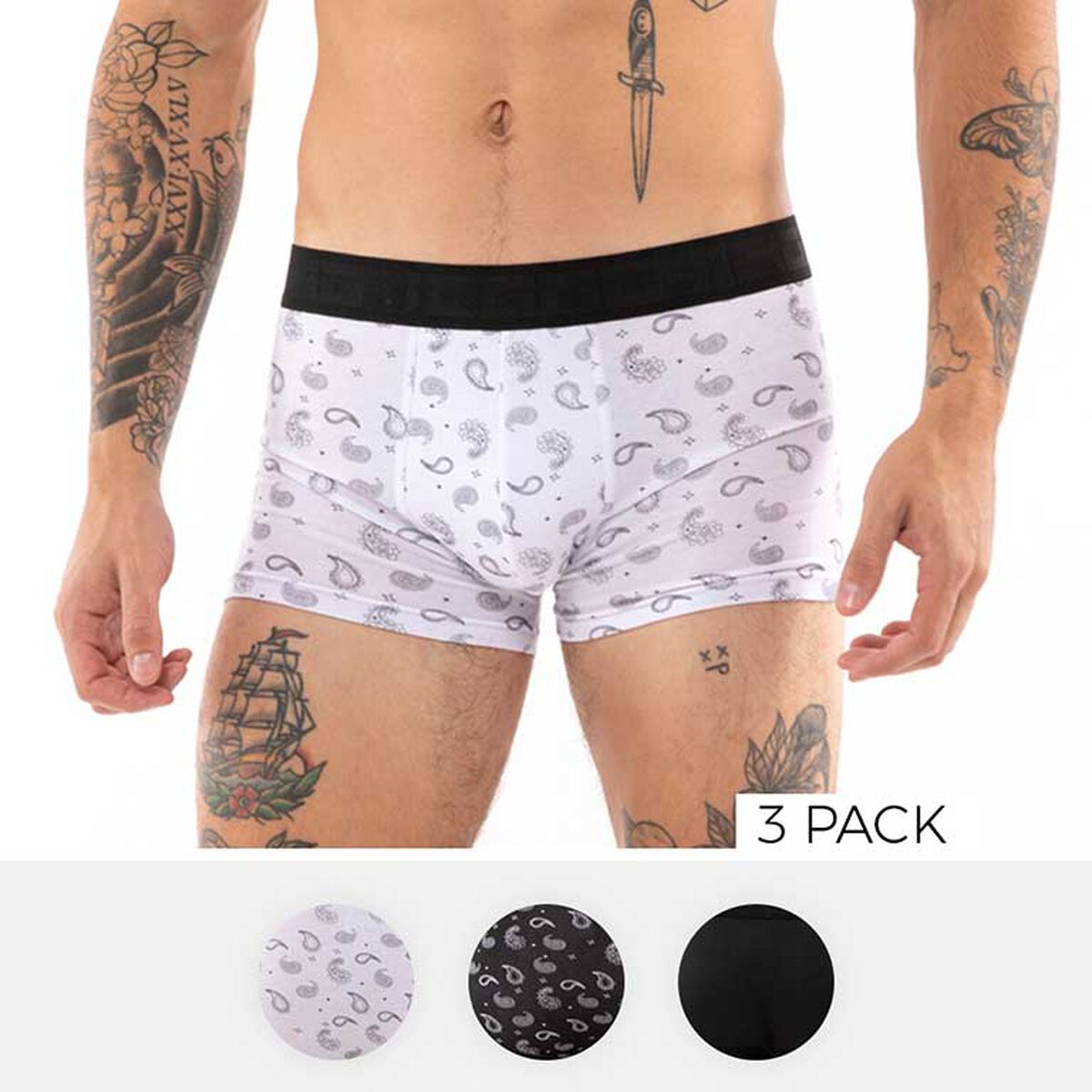 Pack 3 Bóxer Hombre Icono