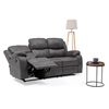 Sofá Reclinable Manual VYS SPA Isabel 3 Cuerpos Gris