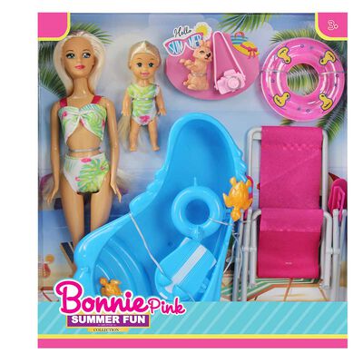 Imagen 2 del producto Muñeca de 11.5 Pulgadas Playa Diversión de Verano Bonnie Pink