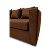 Seccional Muebles MPR Luna 4 Cuerpos Chocolate
