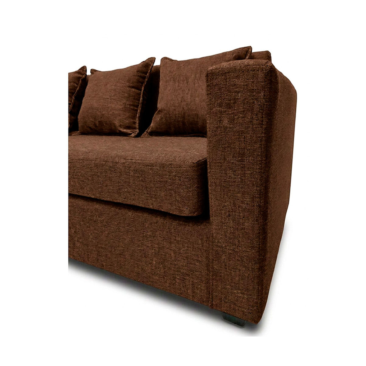 Seccional Muebles MPR Luna 4 Cuerpos Chocolate