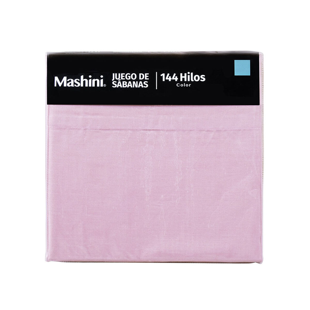 Juego de Sábanas Mashini 144 Hilos King Liso Rosa