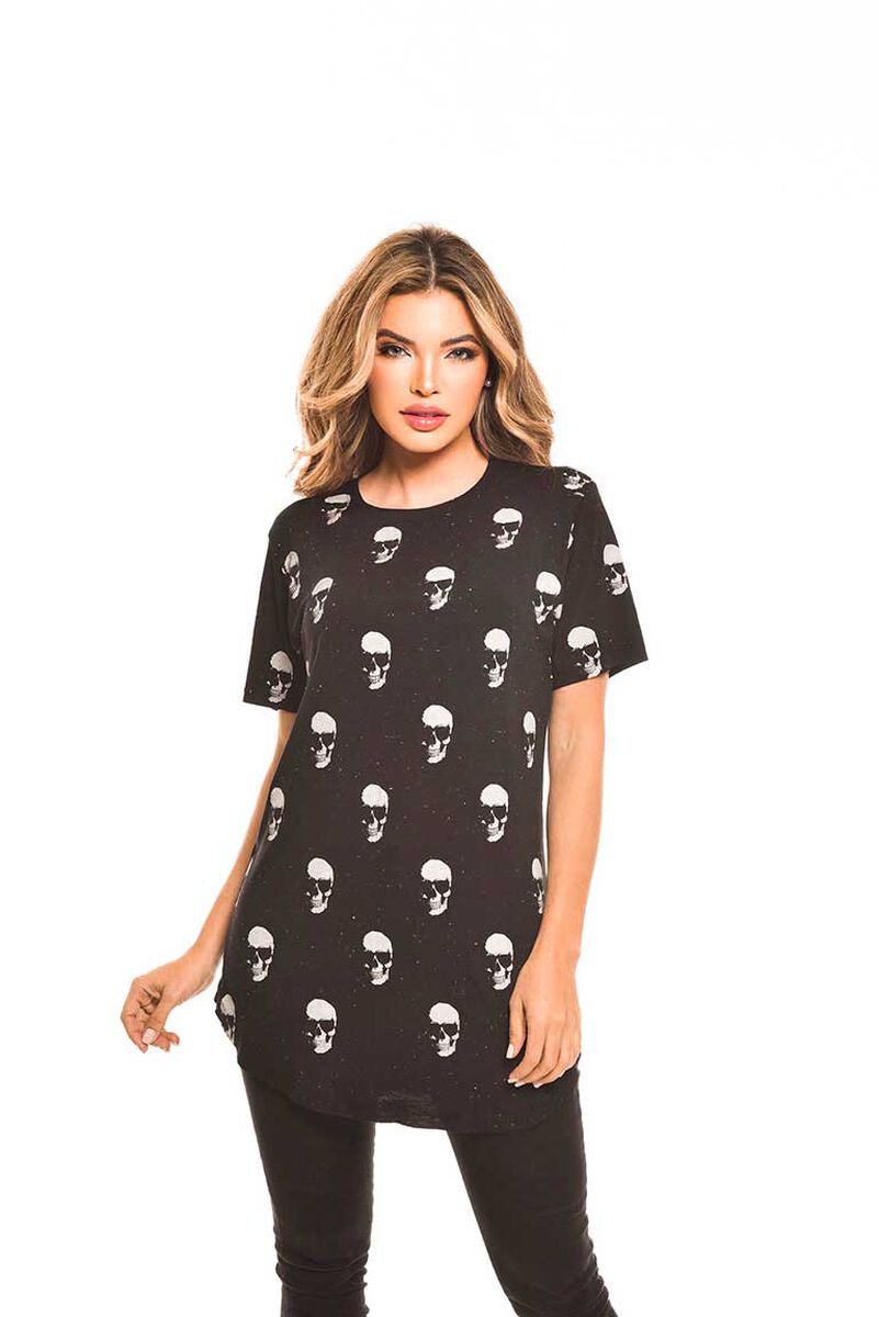 Polera Oversize Mujer Rock Caviar
