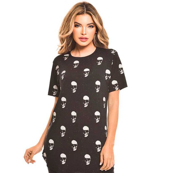 Polera Oversize Mujer Rock Caviar
