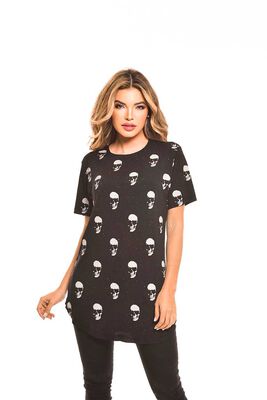 Imagen 1 del producto Polera Oversize Mujer Rock Caviar Negro