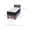 Cama Europea CIC 1,5 Plazas Premium + Respaldo Munich