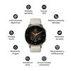 Kit Smartwatch Lhotse Vibe 05 Cream + Audífonos Rosado