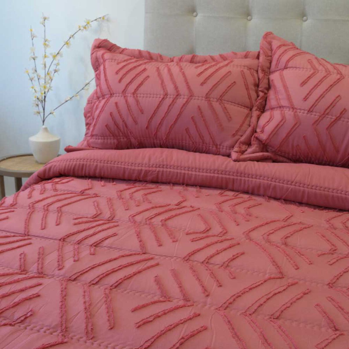 Plum&oacute;n Doral King Touch Nebula Liso Coral