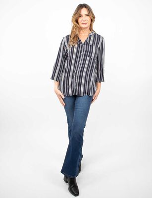 Imagen 2 del producto Blusa Manga Larga Mujer Portman Club Azul, Naranjo, Negro, Rosado