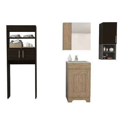 Imagen 2 del producto Botiquín + Mueble Lavamanos + Muro + Optimizador TuHome Bath 300