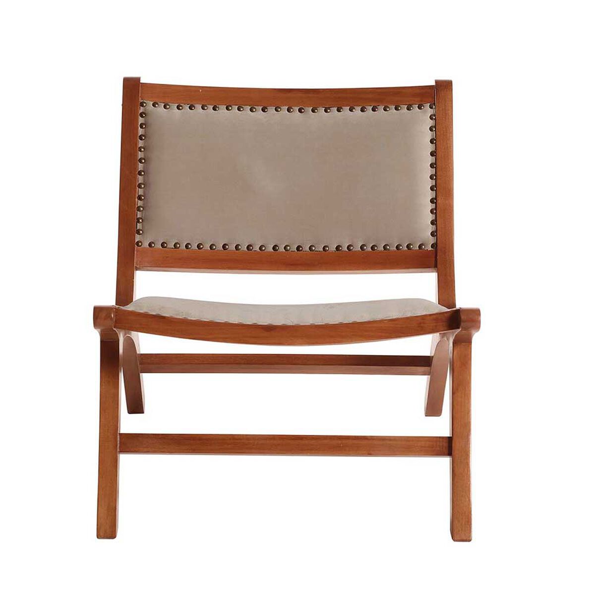 Sitial Latam Home Hannover Tela Velvet 1 Cuerpo Beige