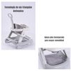 Andador Caminador 5 En 1 con Apoya Pies Gris LuBabycas
