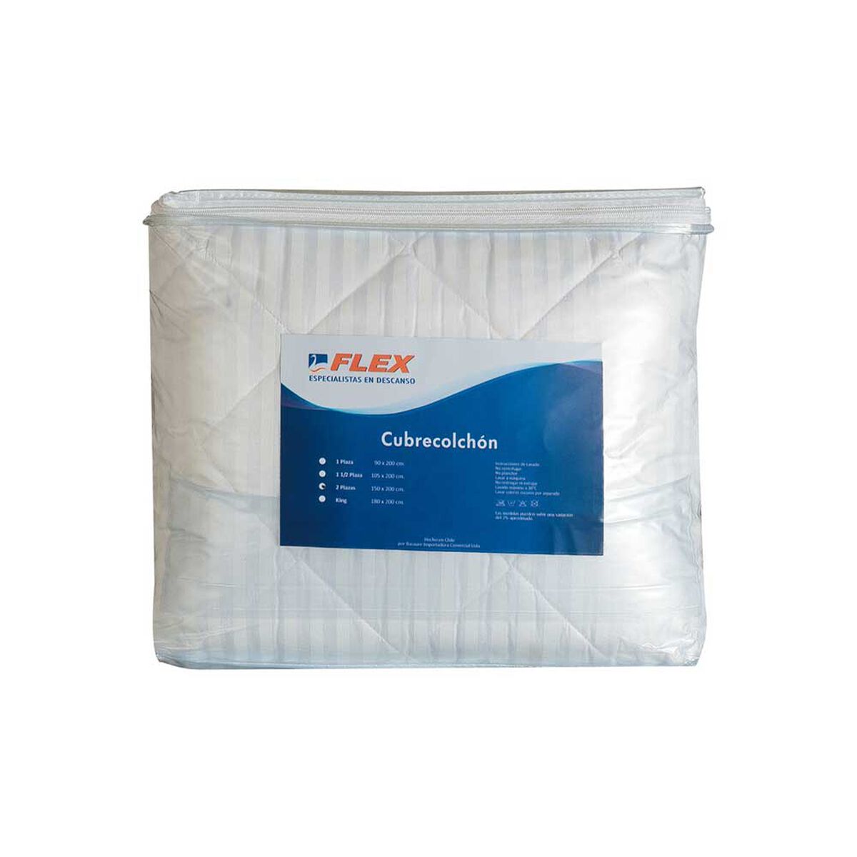 Colchón Flex 2 Plazas Therapedic Plus + Cubrecolchón Básico