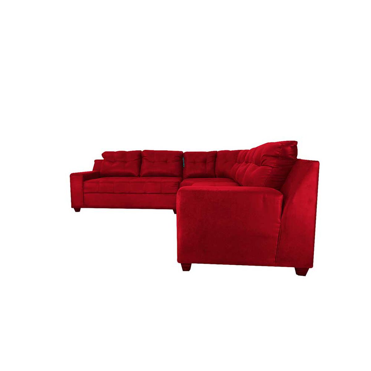 Sofá Seccional Deco Class Florencia 5 Cuerpos Burdeo