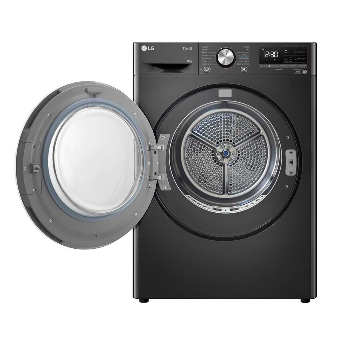 LG Secadora Frontal DF10BVC2S6R.BBLPECL 10 Kg Frontal Acero negro