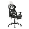 Escritorio + Silla Escritorio Gamer Favatex Normandia Noelle Blanco Negro