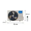 Aire Acondicionado Split Midea Xtremedura09K 9000 BTU