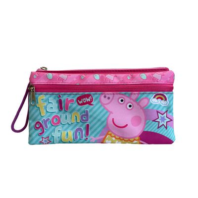 Estuche Infantil Doble Cierre Peppa Pig