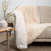 Manta Plush Sherpi Deluxe 127X152 Crudo