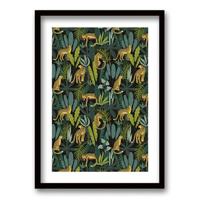 Cuadro Decorativo Retela Tigres 50 x 35 cm