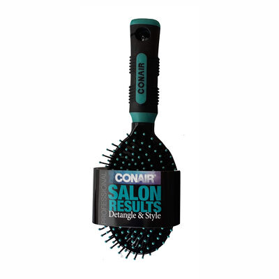 Cepillo Ovalado Acolchado Salon Results Verde