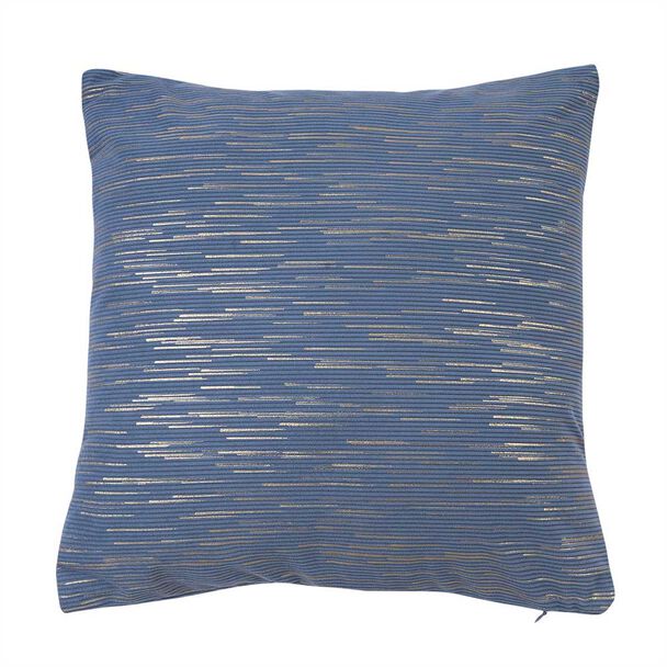 Cojín Velvet Foil Casanova Azul 45 x 45 cm