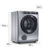 Secadora de Ropa Fensa Premium Care Pro 9D 9 kg.