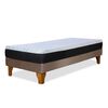 Cama Europea Latam Home 1,5 Plazas Zen Pro Beige
