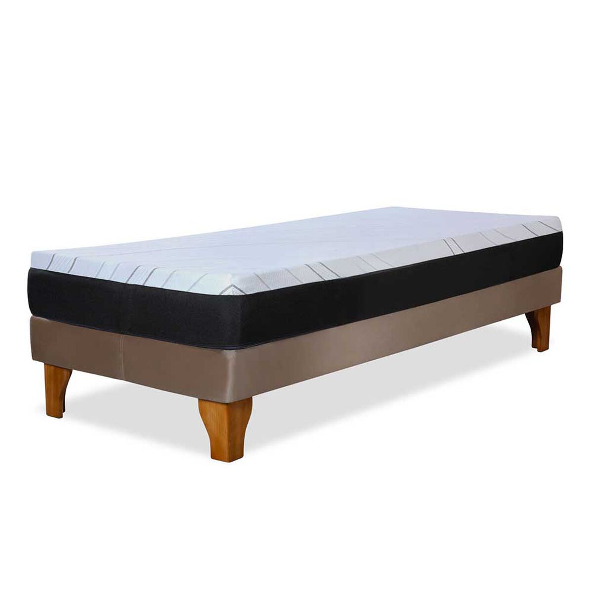 Cama Europea Latam Home 1,5 Plazas Zen Pro Beige