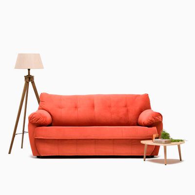 Imagen 2 del producto Sofá Cabsur Caburga 3 Cuerpos Felpa Terracota