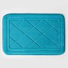 Piso de Baño American Family Embossed Foam 40 x 60 cm Turquesa